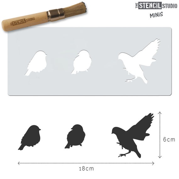 Craft /& Furniture Stencils DIY Birds 10545 Seagulls Bird STENCIL MiNiS