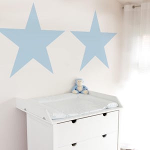 Simple Star Stencil from The Stencil Studio. Reusable home decor & DIY stencils, simple to use. Choose size. 10380