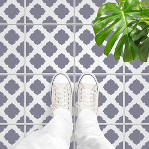 Pochoir pour carrelage Randwick - Pochoir pour carrelage marocain - Pochoirs pour carrelage - Pochoirs pour relooking de carrelage - Pochoirs pour carrelage pour sols - 10635