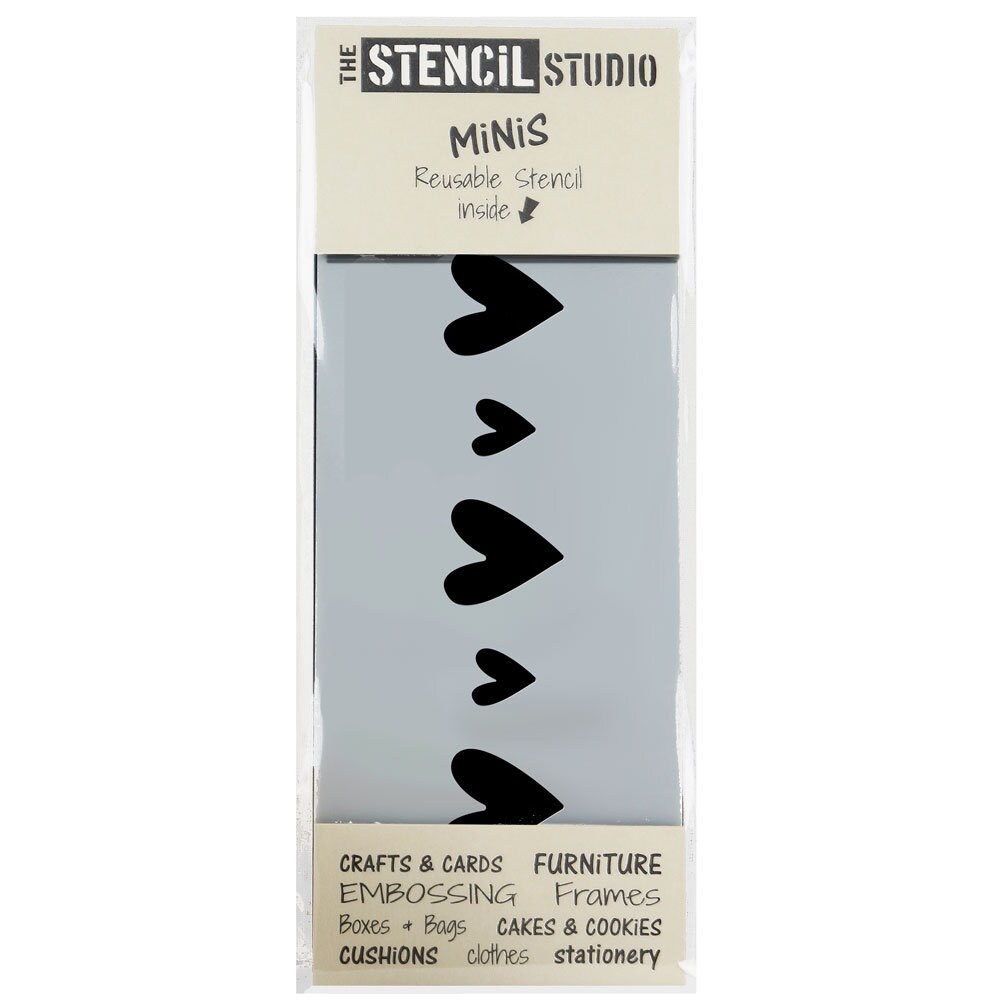 Valentine Mini Small Stencils for Etching on Glass Hobby Craft 