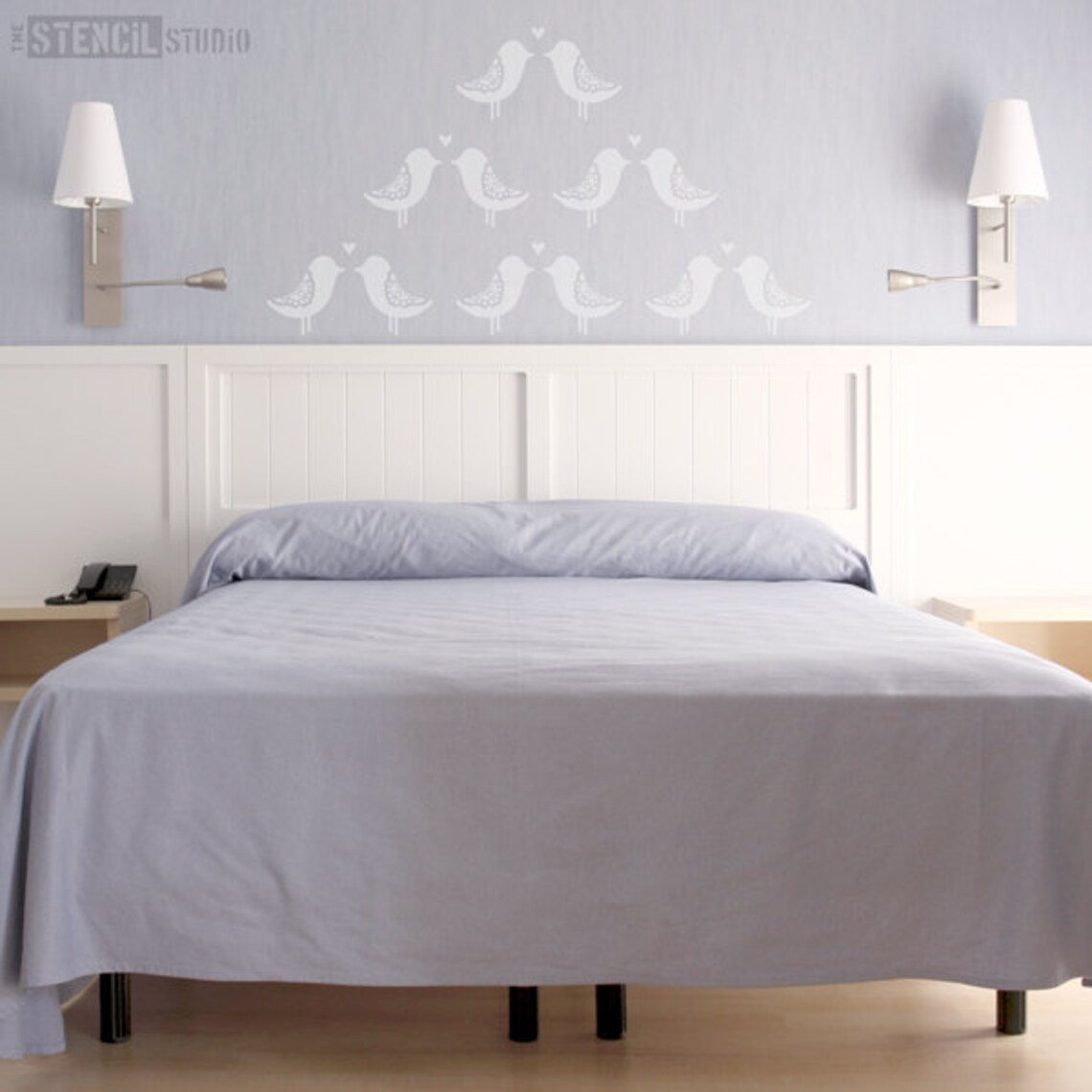 Love Birds Stencil Bird Stencils Reusable Stencils - Etsy