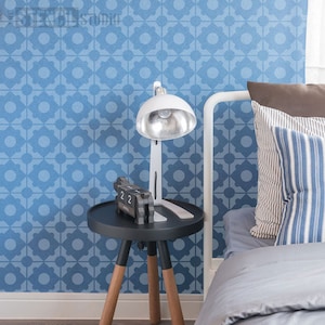 Luxley Tile Stencil - Geometric Pattern Tile Stencil - Stencils for Tiles - Tile Makeover Stencils - Tile Stencils for Floors - 10620
