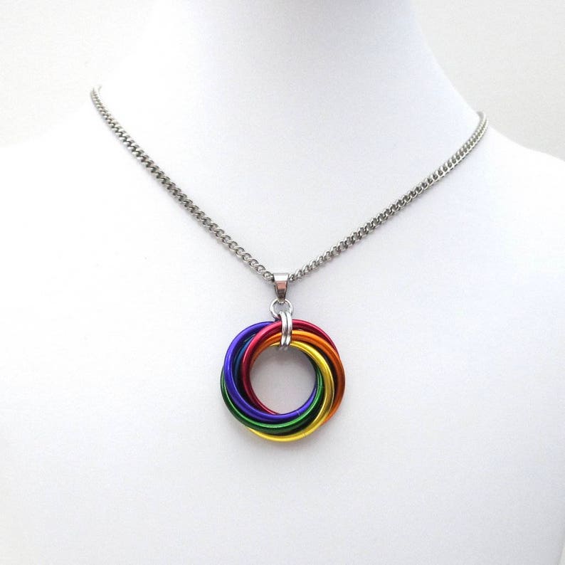 Lgbt pride necklace Clearance