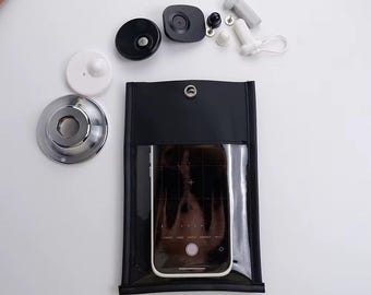 Bolsa de segurança com proteção para câmera de celular - Ideal para casamentos islâmicos, eventos privados e festas exclusivas para mulheres. Proibida a fotografia com câmeras.