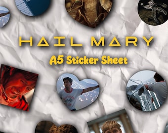 Project Hail Mary A5 stickervel (Ryland Grace, Rocky, Andy Weir)