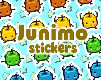 Hoja de pegatinas de Junimo de Stardew Valley