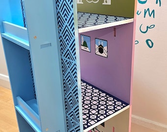 ISLAMIC ART: Rotating Masjid Bookshelf with Pegdolls | Toys | Pretend Play