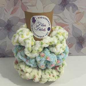 Spring Time Fluffy Scrunchie Set