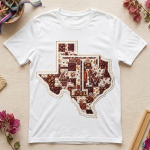 Texas TAM Fall Pumpkin Patchwork 300 DPI PNG Clipart