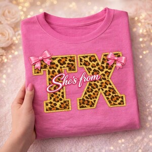 Texas Pride PNG, Retro Cowgirl Clipart, Texas Girl Sublimation Design, TX State Leopard PNG