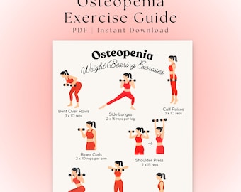 Weight Bearing Exercises for Osteopenia | Home Workout Program for Bone Health | Osteoporosis and Osteopenia Exercises | Weight Training PDF