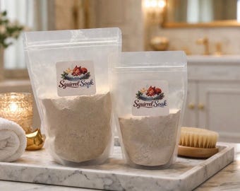 2ozNatural milk bath soak Lux Goat milk soak Sea salt Colloidal Oatmeal soak, Honey bath sensitive skin dry skin baking soda Relaxing Soak