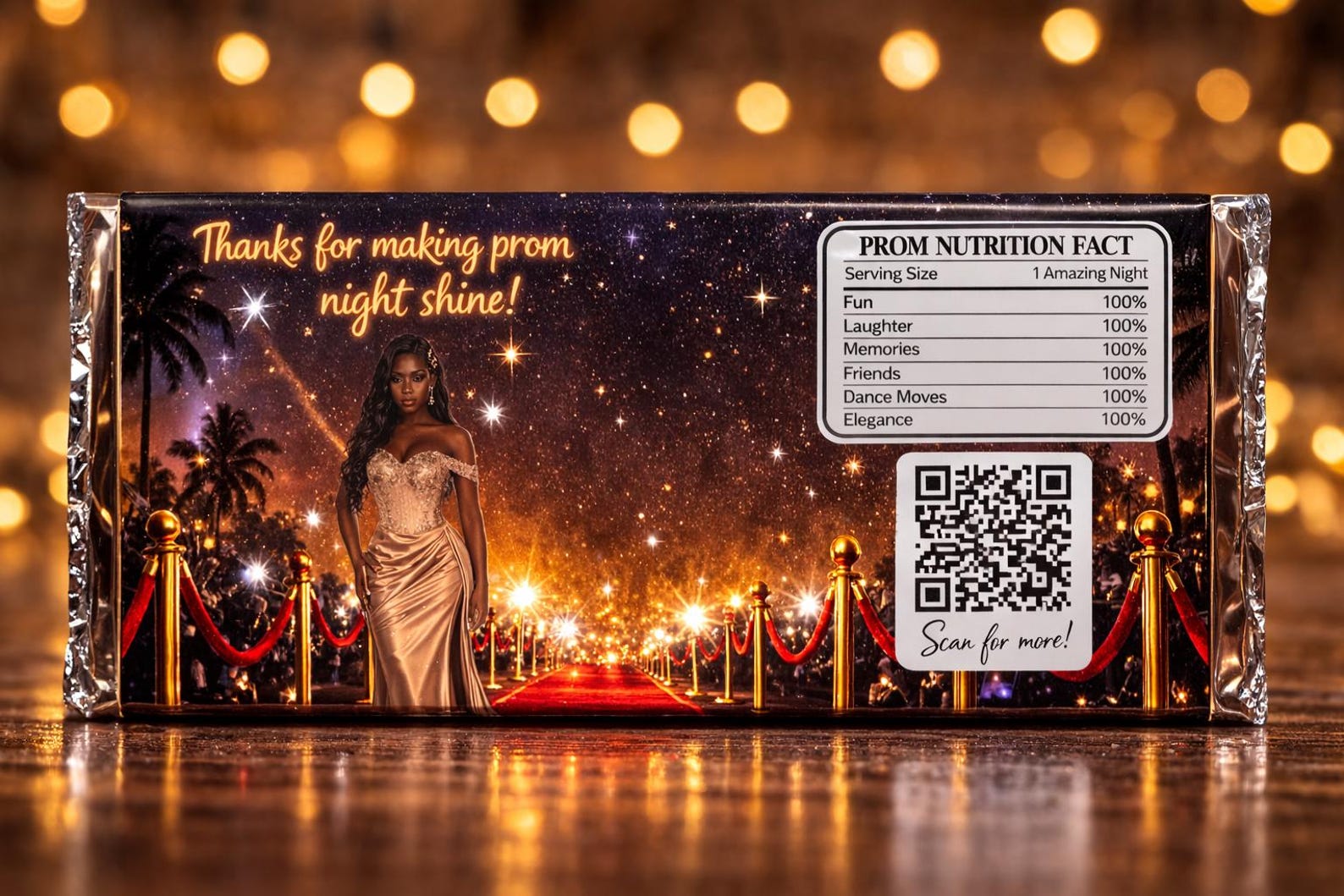 Hollywood Glam Prom Send-off Templates | Chip Bags, Labels, Wrappers ...