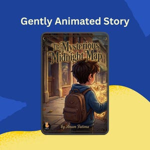 Libro electrónico animado para niños / El misterioso mapa de medianoche: Un cuento fantástico para niños (7-11 años) (Descarga digital)