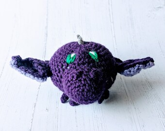 purple dragon stuffed animal