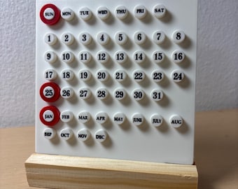 XXL Ring-a-date Perpetual Calendar by Giorgio Della Beffa (green