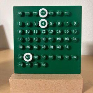 Ring a date / Ring a day Calendar