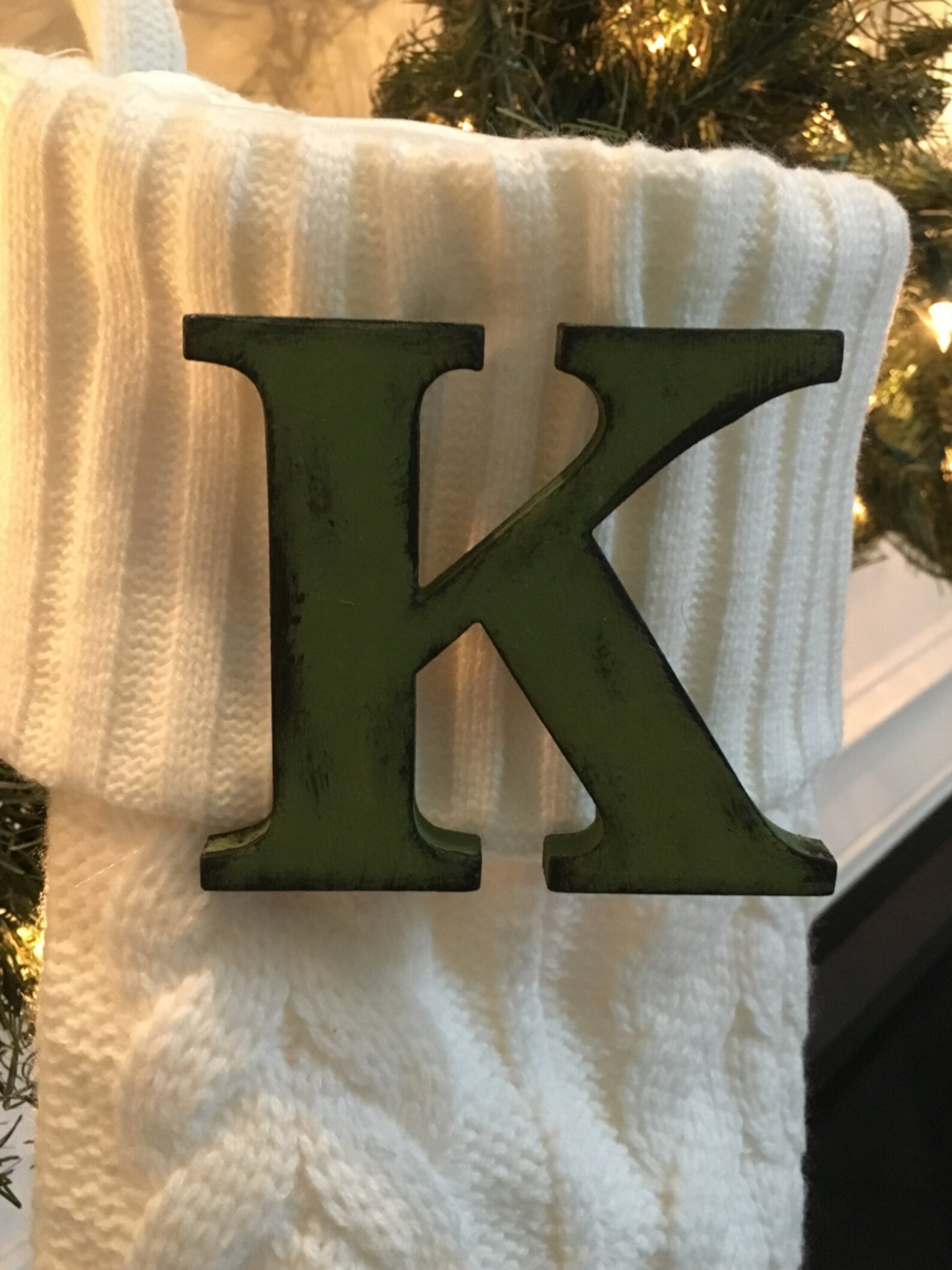 Stocking Monogram PIN. Stocking PIN. Personalized Christmas Etsy