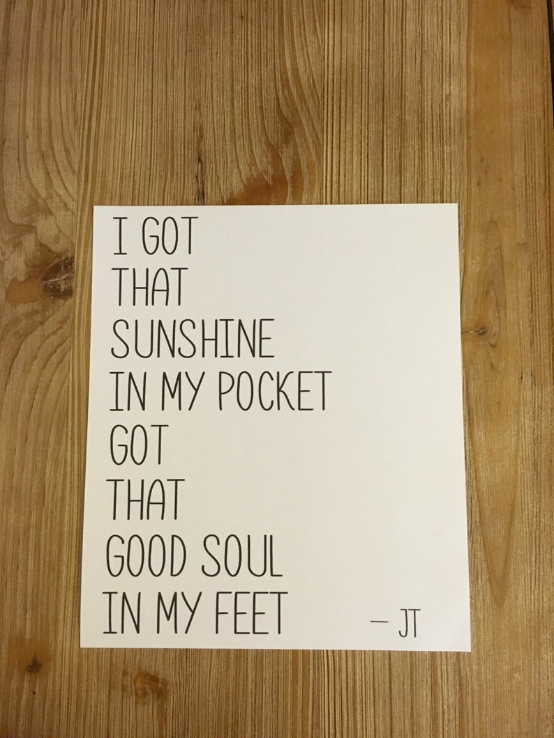 Sunshine in my pocket Instant Download Etsy