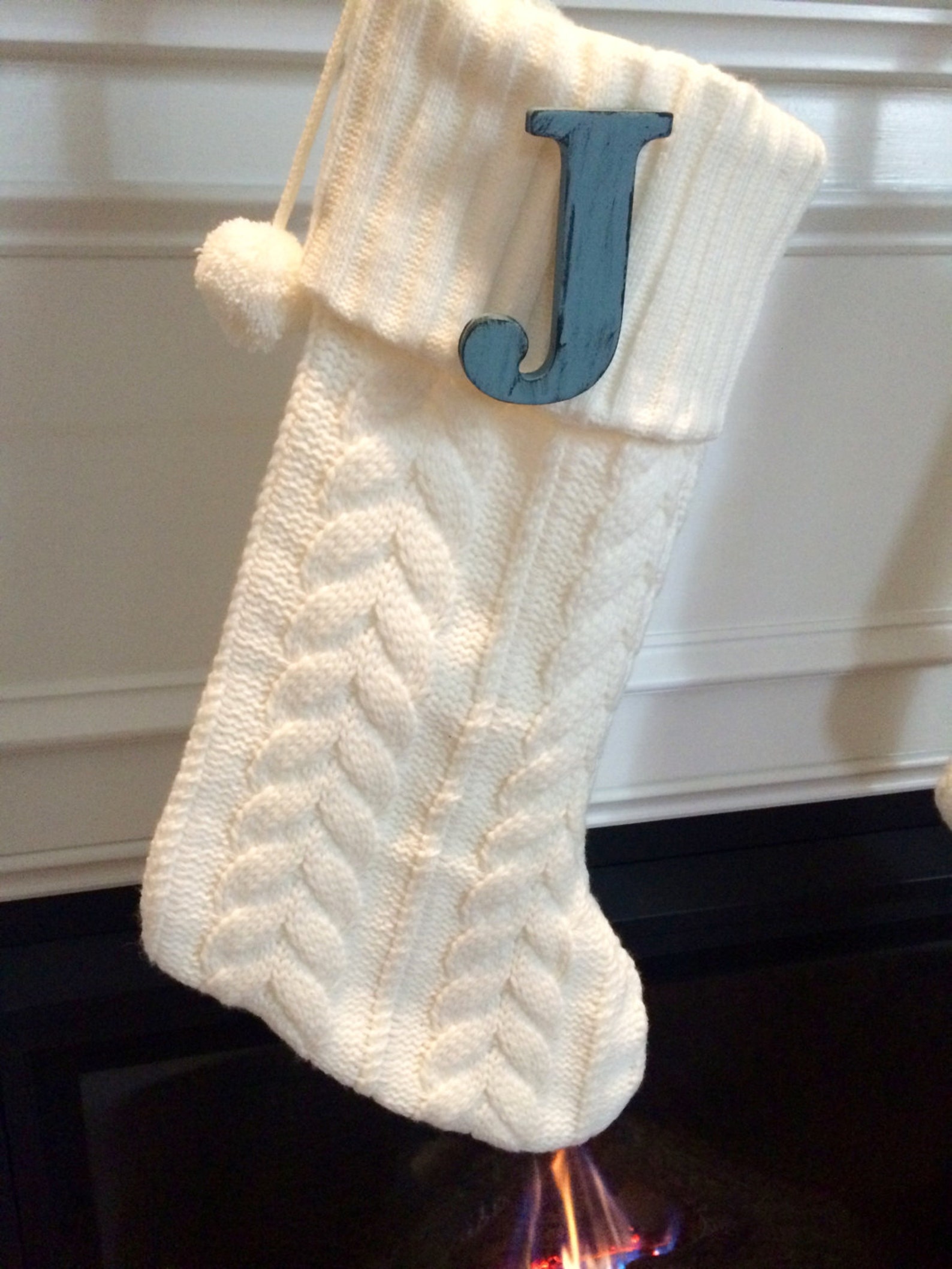 Stocking Monogram PIN. Stocking PIN. Personalized Christmas Etsy