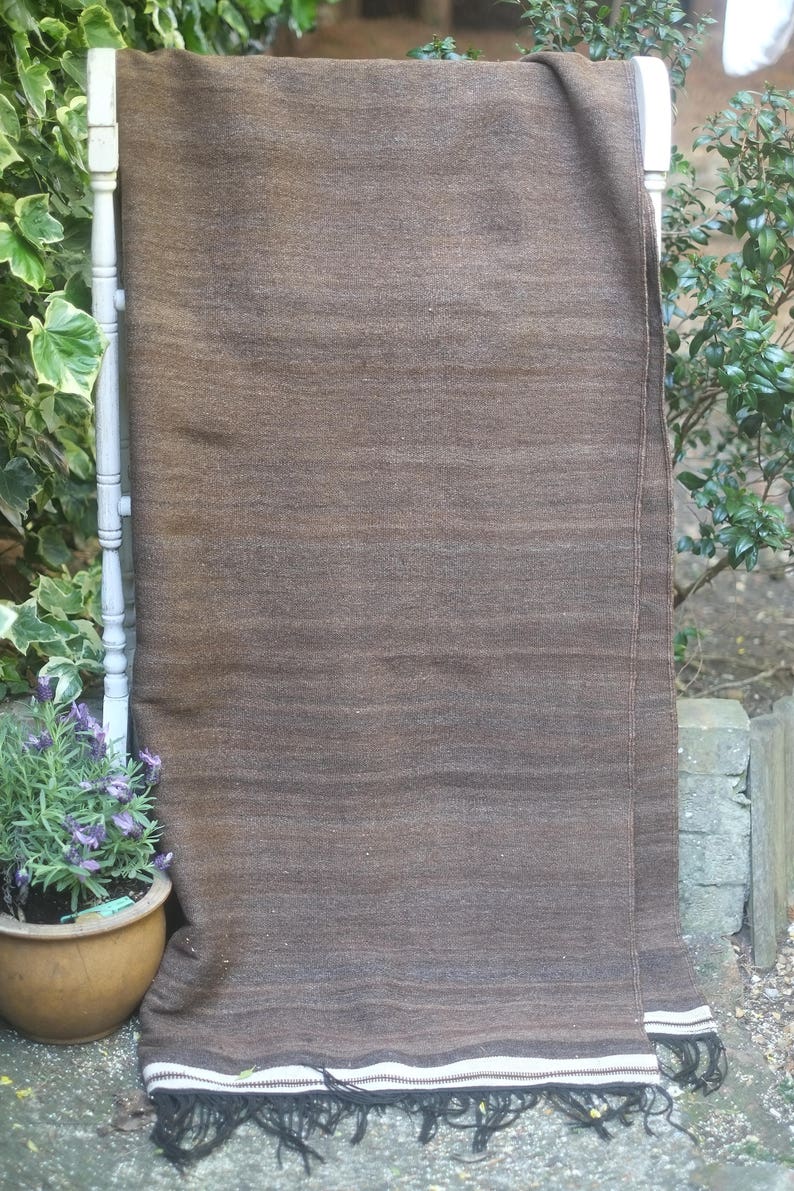 Moroccan Berber Vintage Wool Blanket Etsy