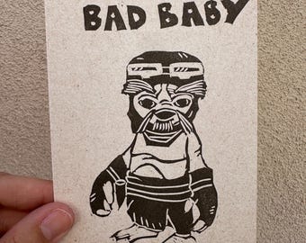 Anzellan - Linocut Print
