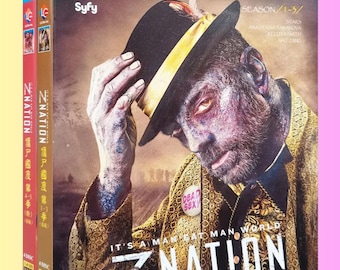Blu-ray TV Series Z Nation Seasons 1-5 Complete (Ep 1-68) - 8 Discs - English Audio