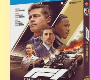 Blu-ray Movie F1: The Movie (2025) - Brad Pitt - 1 Disc 1080P New Sealed Region Free