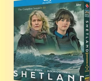 Blu-ray TV Series Shetland Seasons 9-10 Complete (2025) - 2 Discs New Sealed Region Free