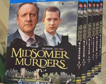 Serie de televisión en Blu-ray: Midsomer Murders, temporadas 1-24 completas (1997-2023) - 24 discos, 1080p HD, caja nueva sellada.