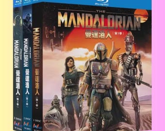 Serie de TV The Mandalorian en Blu-ray, temporadas 1-3 completas - 6 discos, caja nueva sellada, libre de región.
