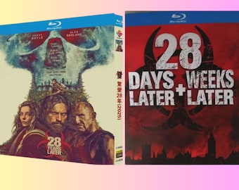 Blu-ray Movie 28 Days Later + 28 Weeks Later + 28 Years Later (2025) - 3-Disc Trilogy Set Region Free