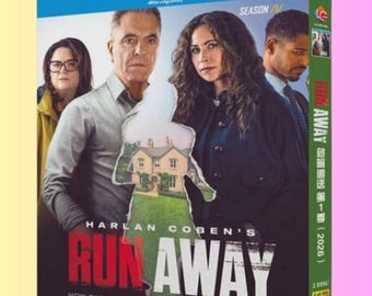 Serie de TV en Blu-ray: Run Away de Harlan Coben, Temporada 1 (2026) - 2 discos, 1080p, caja nueva sellada, región libre, audio en inglés.