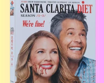Blu-ray TV Series Santa Clarita Diet Seasons 1-3 Complete - Drew Barrymore - 4 Discs New Sealed