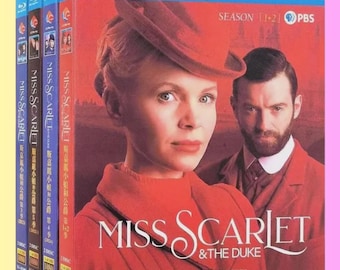 Blu-ray TV Series Miss Scarlet and The Duke Seasons 1-5 Complete - 8 Discs New Sealed Box Set