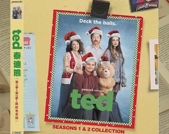 Blu-ray TV Series Ted Seasons 1-2 & 2 Movies Collection (2026) - 2 Discs HD Peacock Original New Sealed Box Set Region Free
