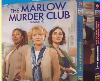 Blu-ray TV Series The Marlow Murder Club Seasons 1-2 Complete - 4 Discs New Sealed Box Set