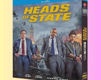 Blu-ray Movie Heads of State (2025) - John Cena & Idris Elba - 1 Disc New Sealed