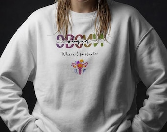 OBGYN Youth Team Crewneck Sweatshirt | Nurse Gift | Healthcare power | Nurse shirt