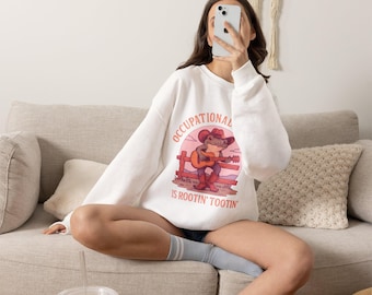 Occupational Therapy OT Crewneck Sweatshirt | Playful Cheerful Therapy Shirt | OT Shirt