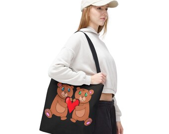 Together Forever Couples Tote Bag | Handmade Love Design