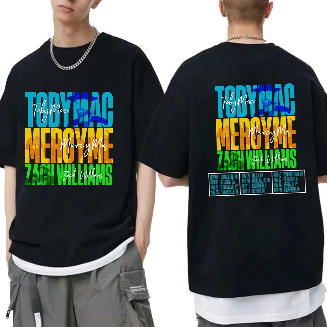Tobymac Mercyme and Zach Williams 2023 Tour Shirt Mercyme Etsy