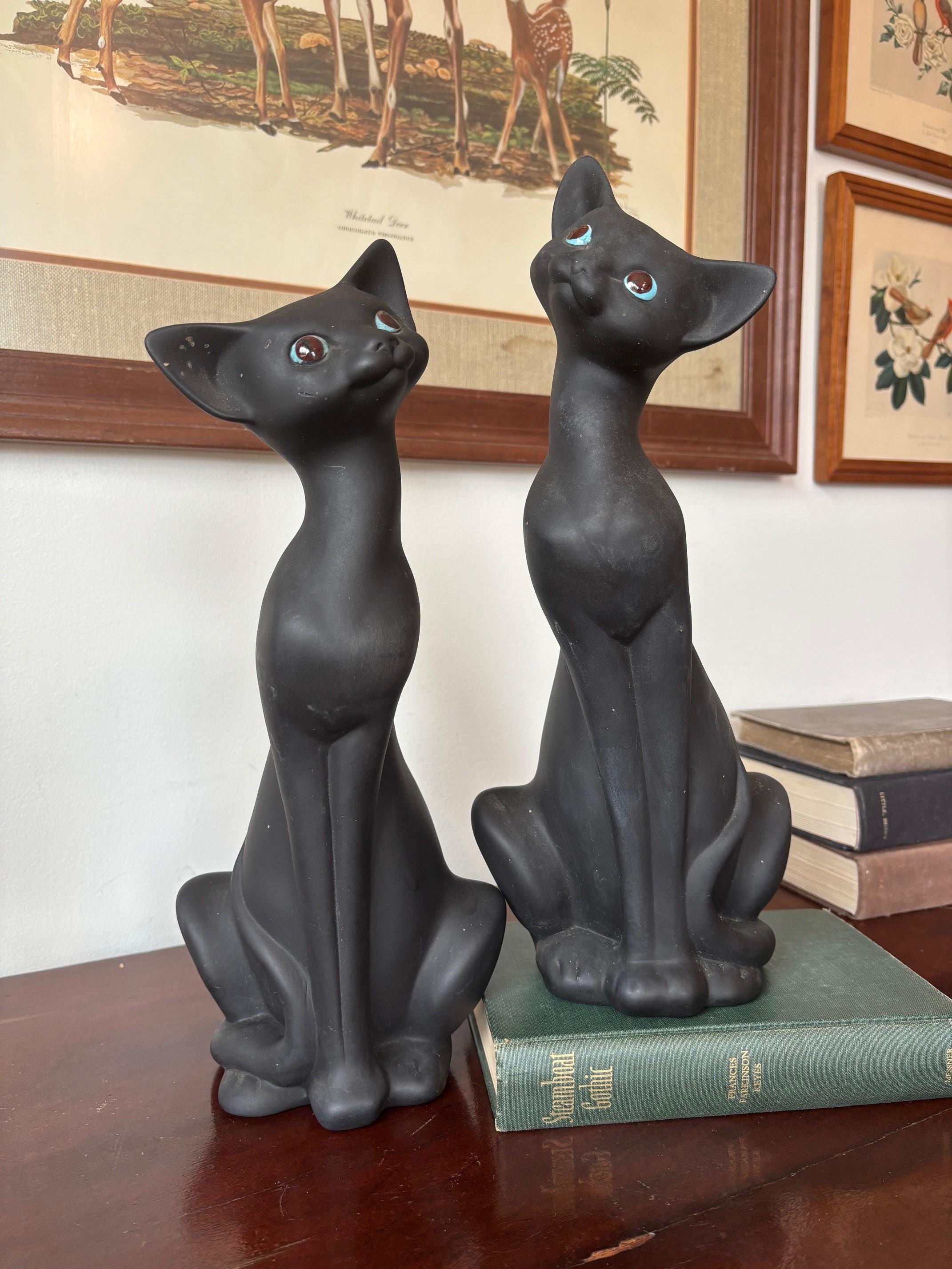 Freeman Mcfarlin Cat Figurines MCM - Etsy