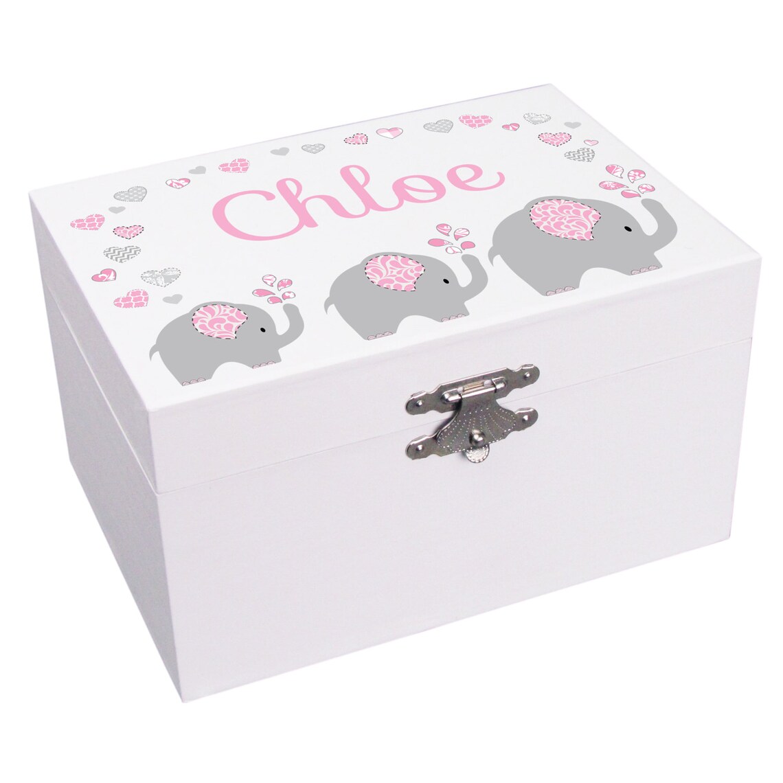 Elephant Jewelry Box Personalized Little Jewelry Box Girls Etsy