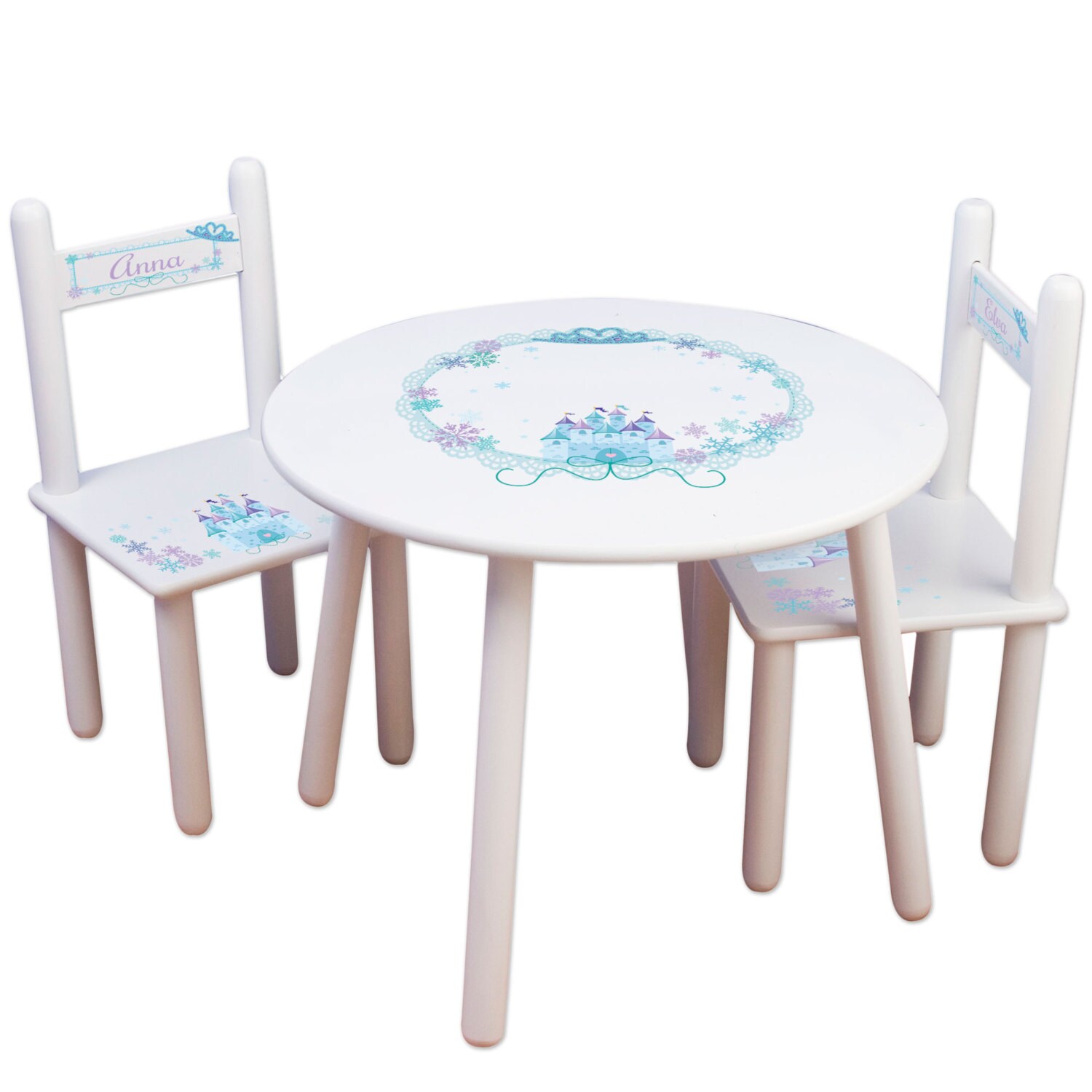childrens princess table and chairs