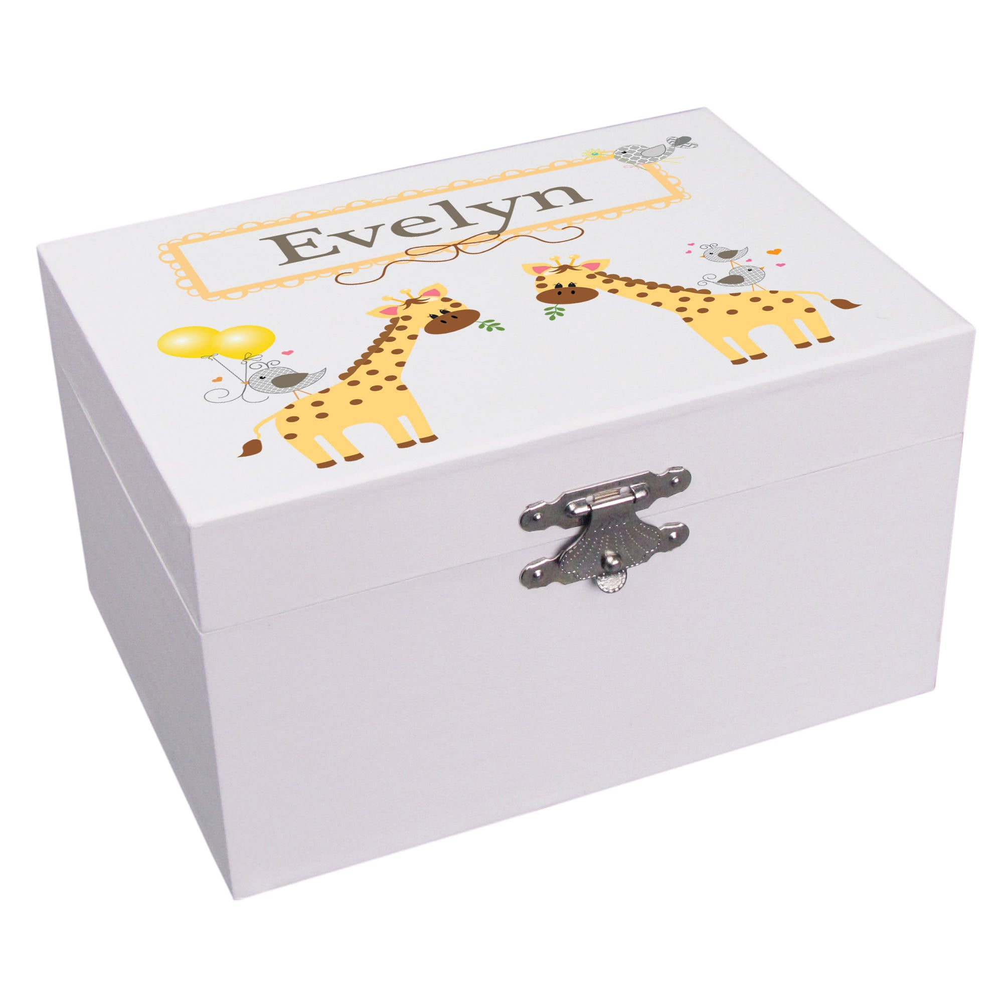 Personalized Giraffe Music Box Custom Jewelry Boxes w Giraffes Etsy