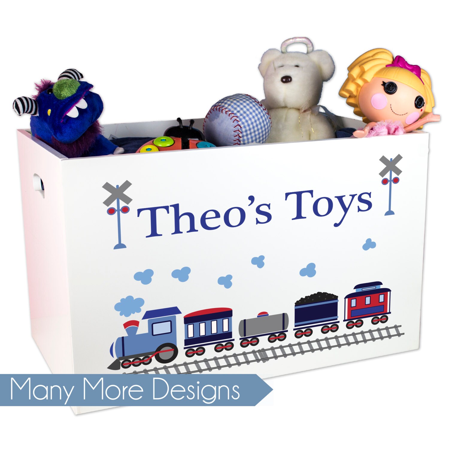 large personalized toy box