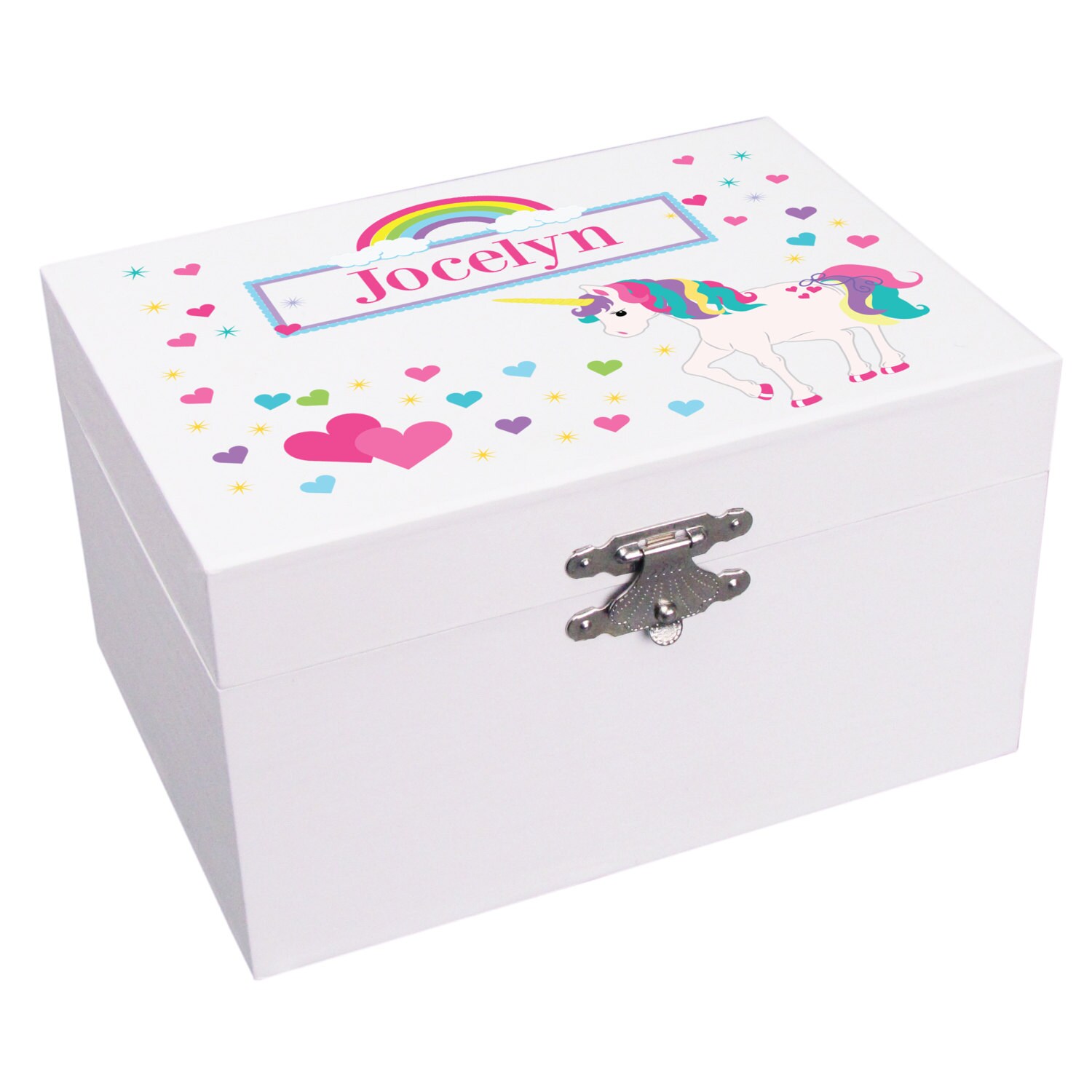 Unicorn Jewelry Box Personalized Girls Musical Ballerina Etsy