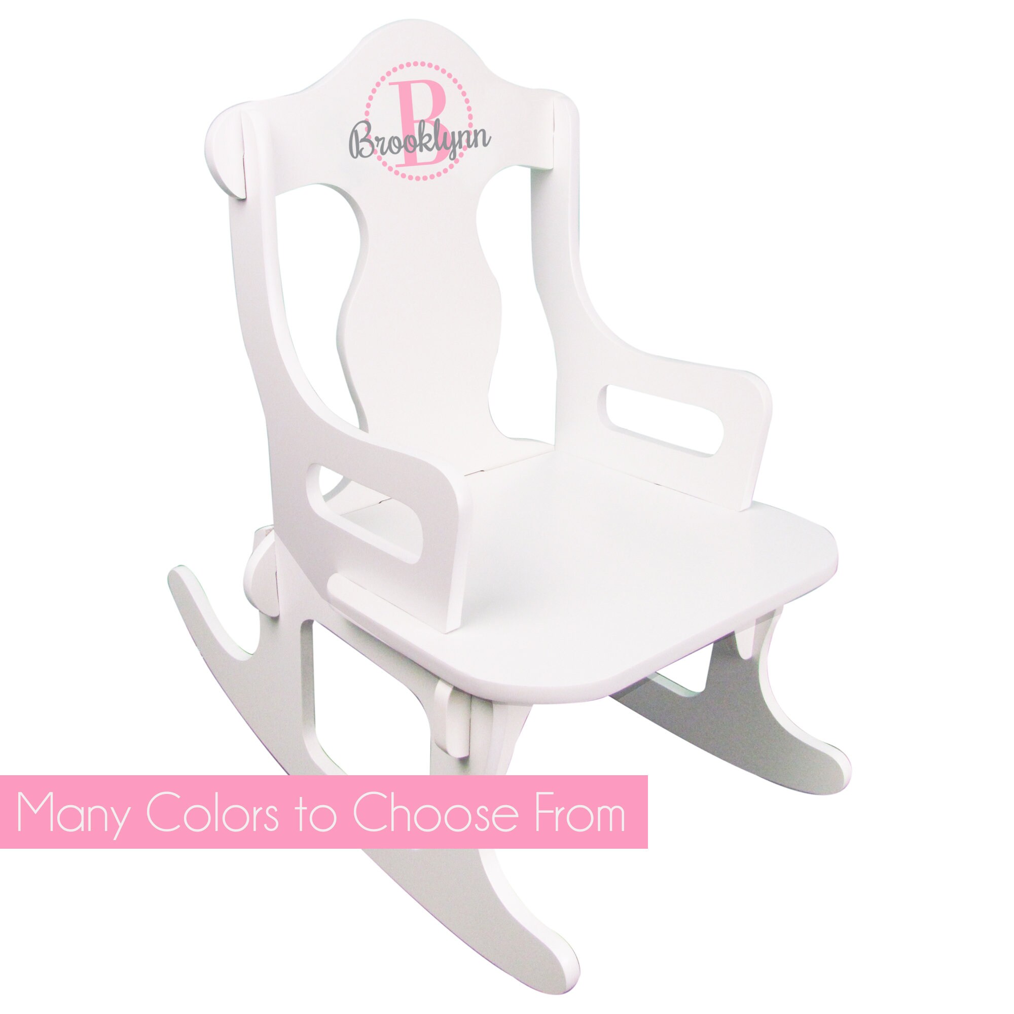 monogrammed baby chair