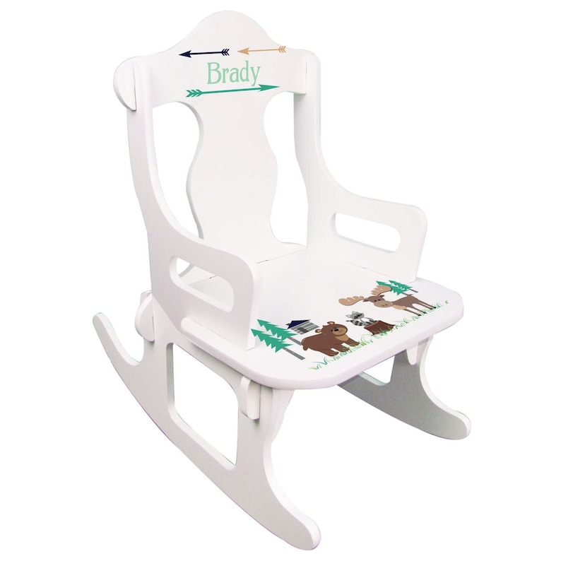 personalized kids rocking chair